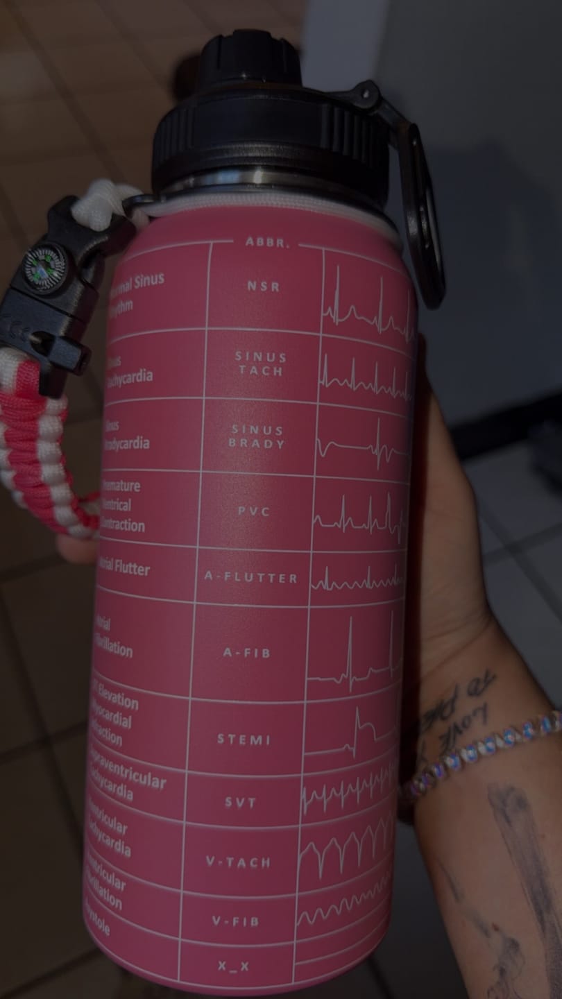 Customer photo review of EKG Water Bottle (32oz)