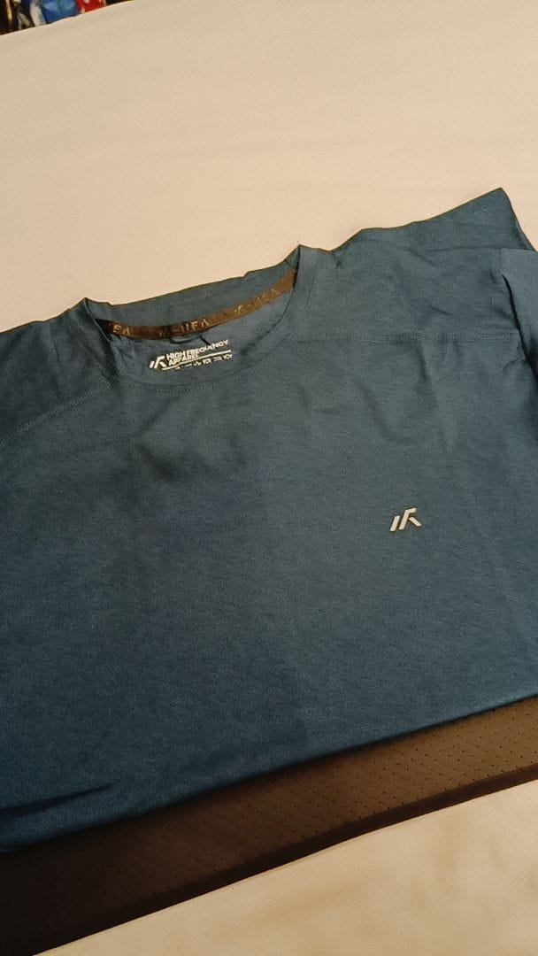 Customer photo review of Perforated Performance Dri-Fit Crew Neck Short Sleeve T-Shirt