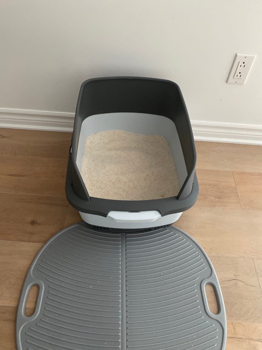 Customer photo review of Cateco Odour-Eliminating Litter box - Complete Starter Kit