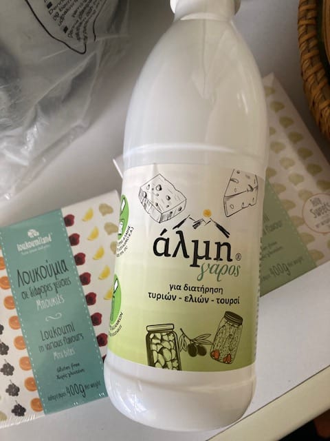 Customer photo review of Almi Greek Brine Solution – Professional Preservation for Feta, Cheese & Olives (1L)