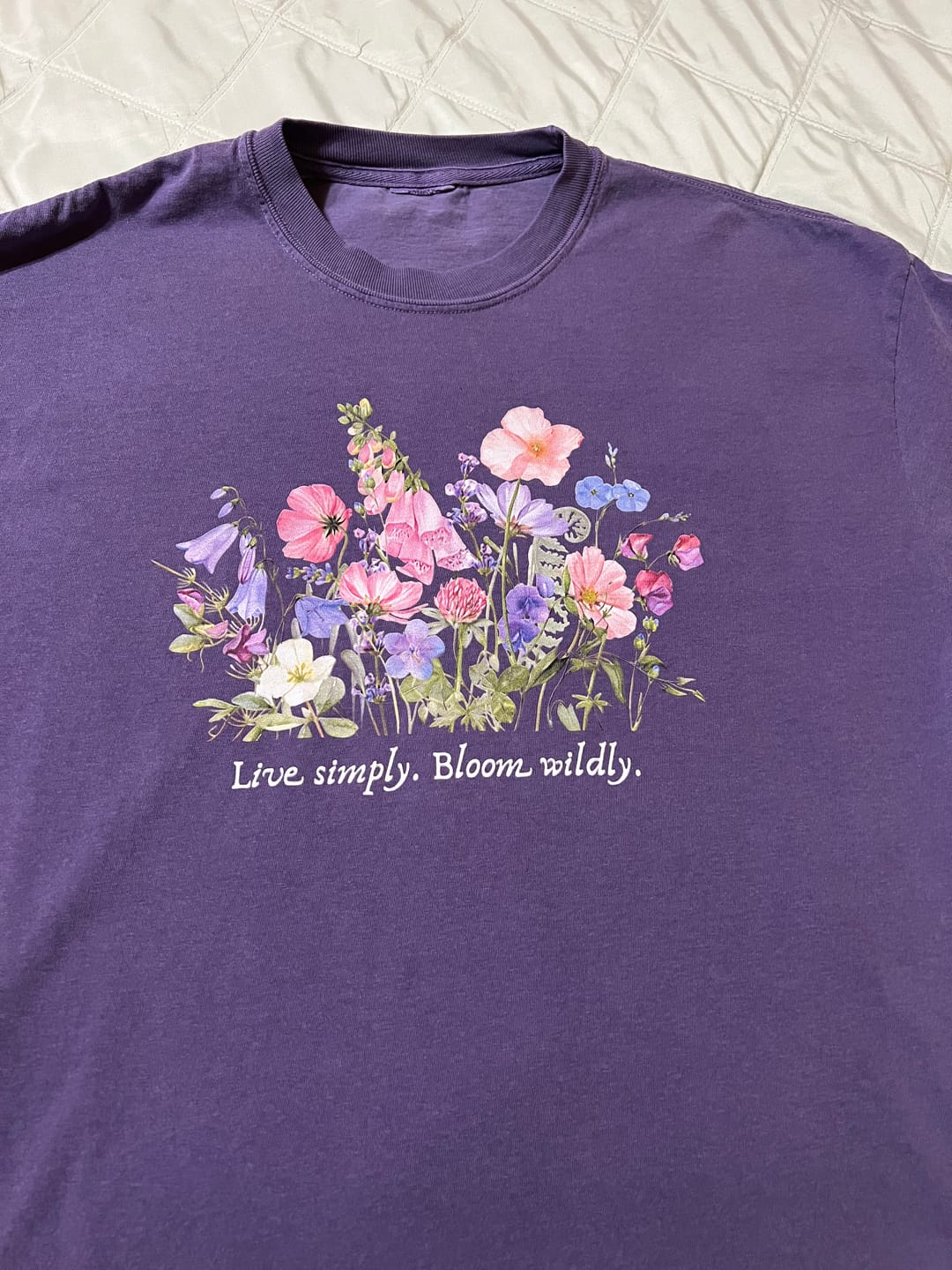 Customer photo review of Bloom Wildly T-Shirt