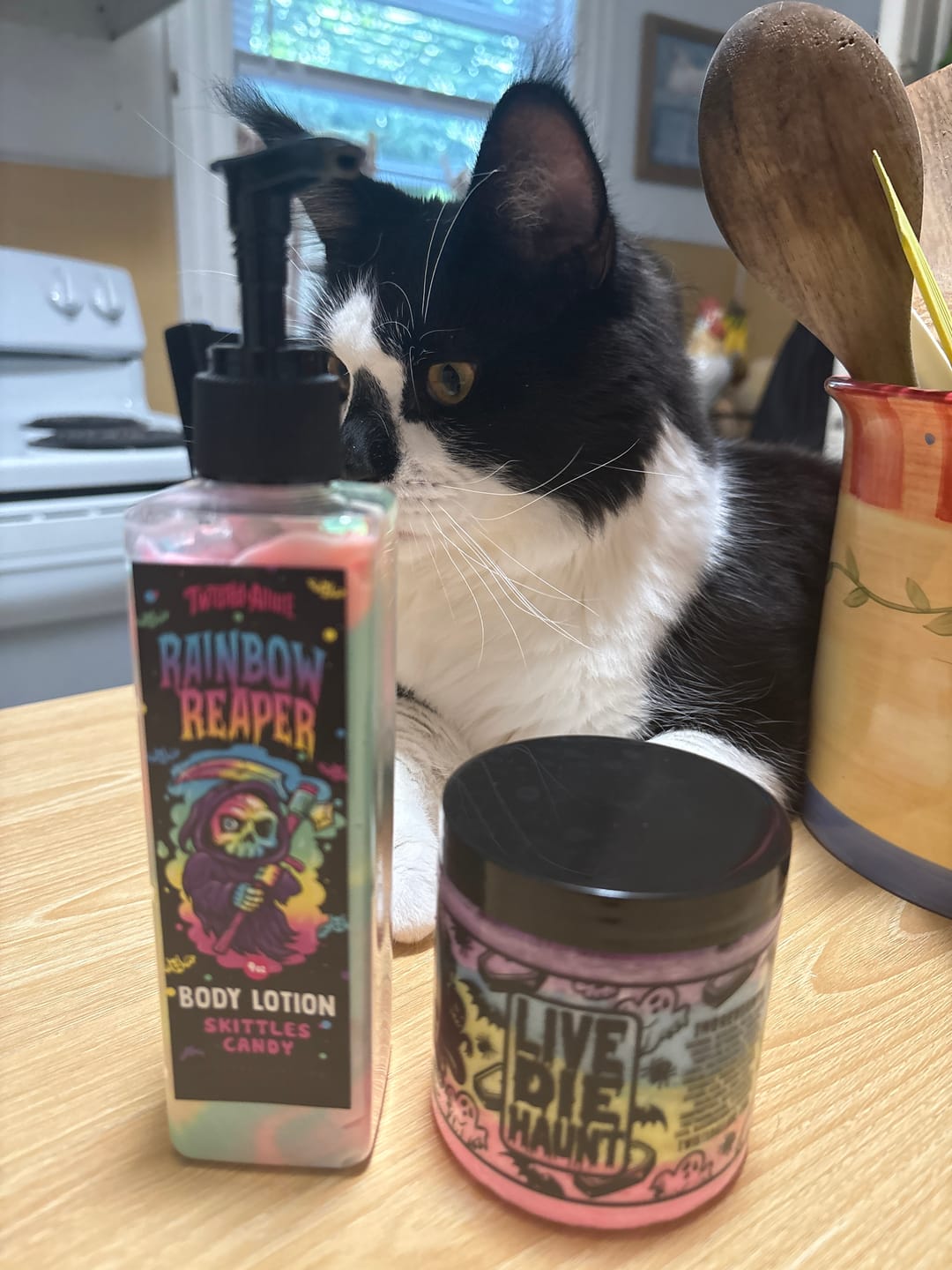 Customer photo review of Rainbow Reaper Sugar Scrub