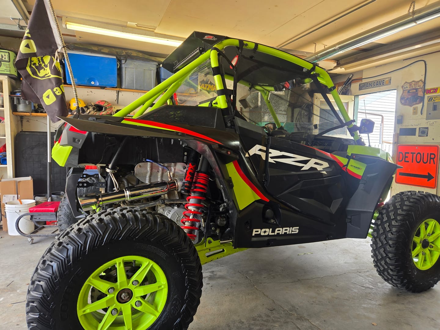 Customer photo review of RPM Turbo RZR Desert Series 3" Full Stainless Exhaust System