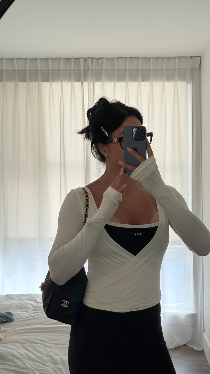 Customer photo review of The Ballet Wrap / Cream