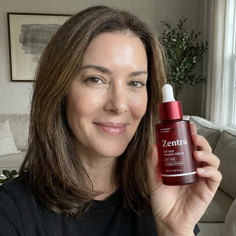 Customer photo review of firming serum