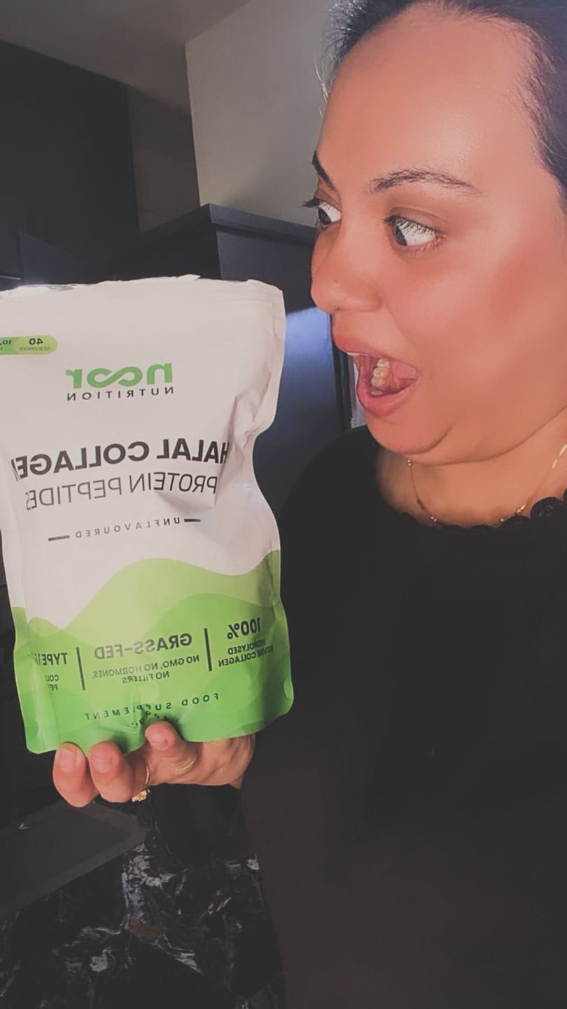 Customer photo review of Halal Collagen Powder