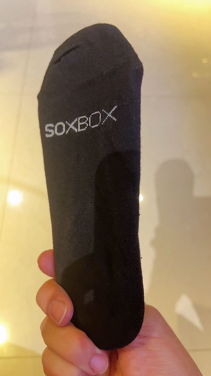Customer photo review of [5 Pairs] No Show Cotton Socks