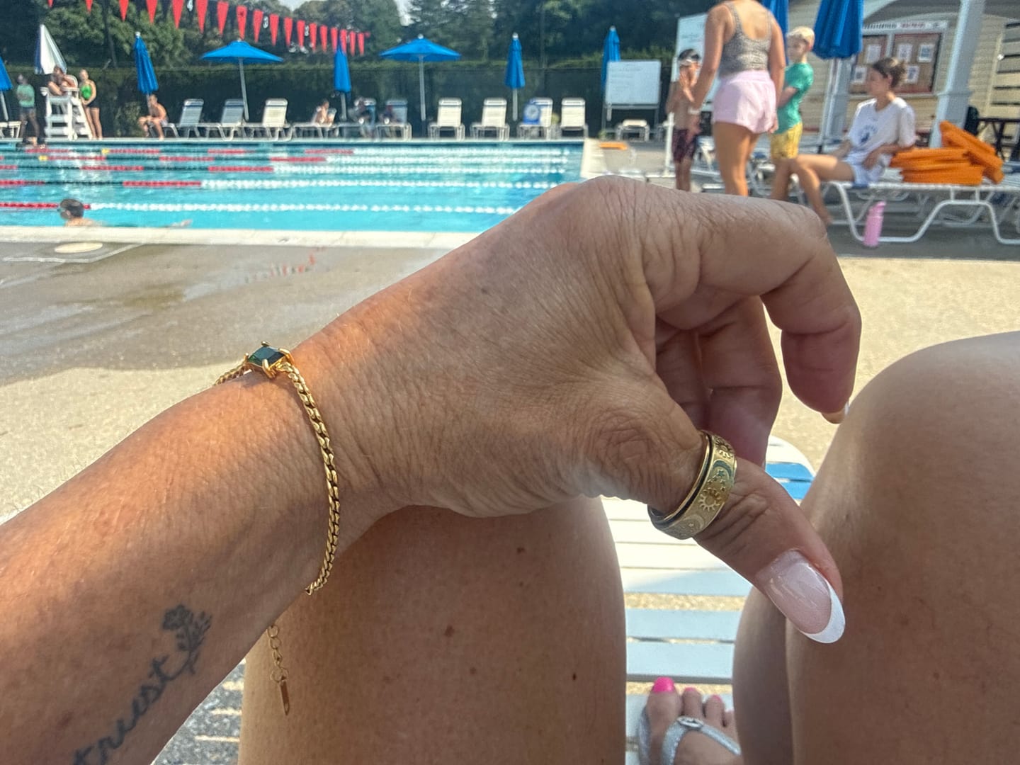 Customer photo review of Laney Pearl Bracelet (Bundle)