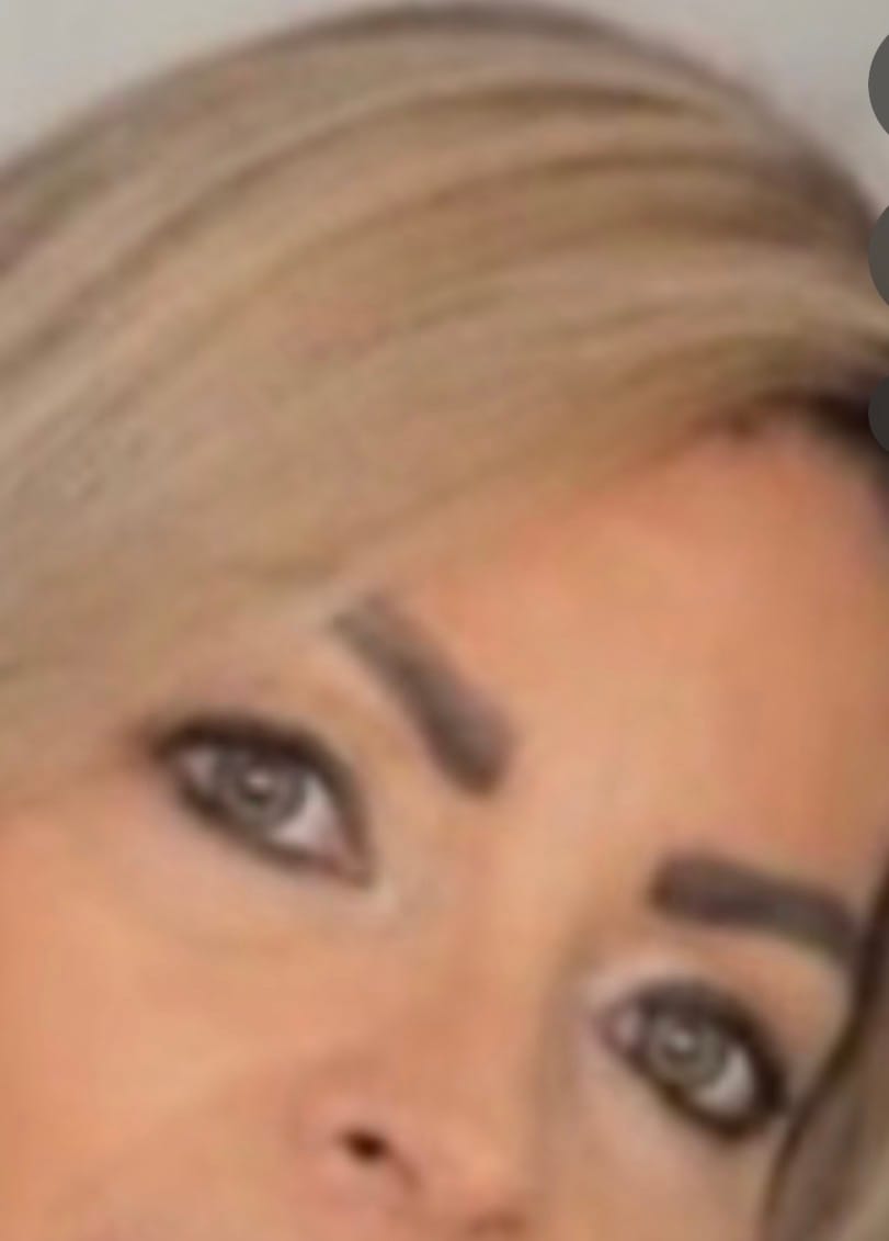 Customer photo review of Citha Hazel Brown Prescription Colored Contact Lenses
