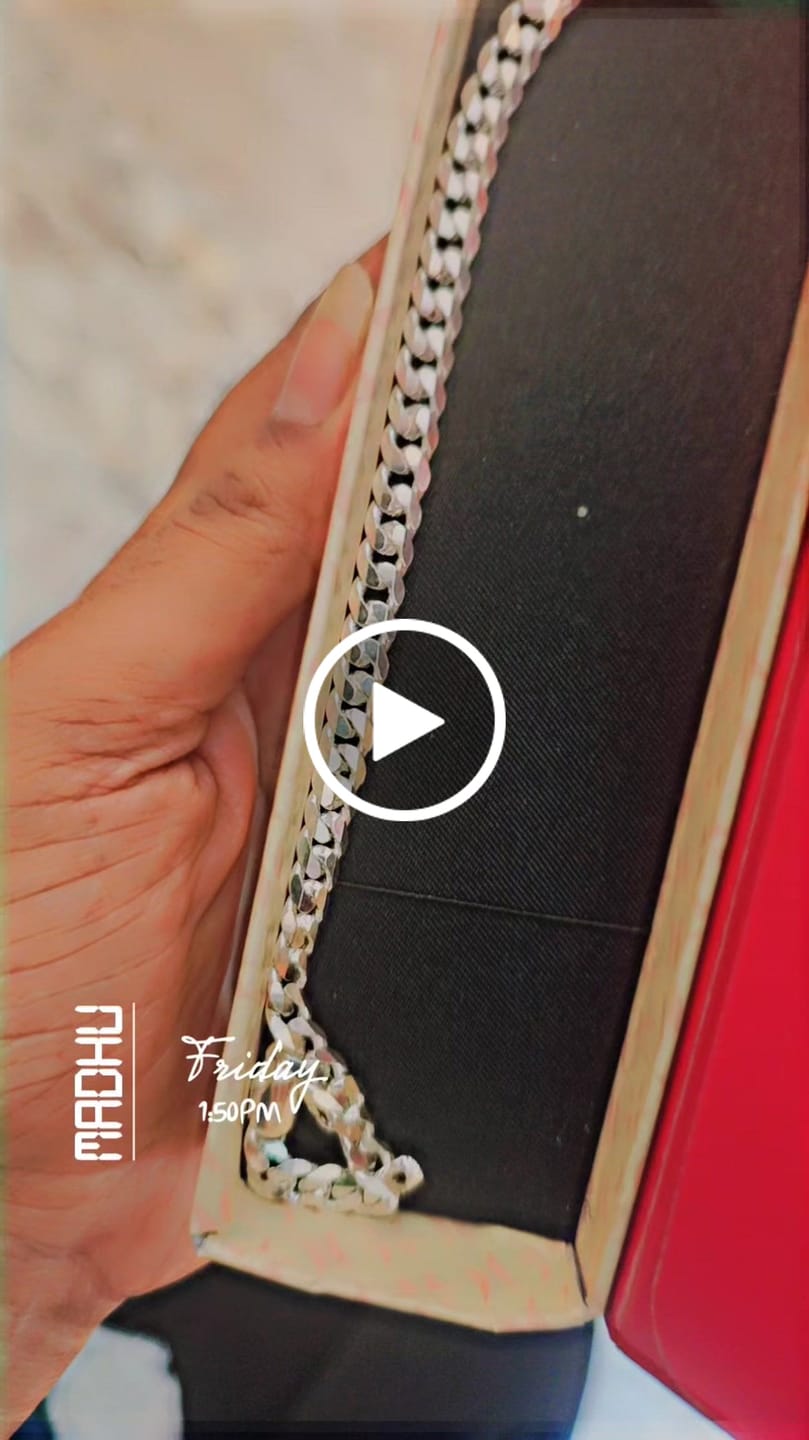 Customer video review of Silver Classic Bracelet for Him