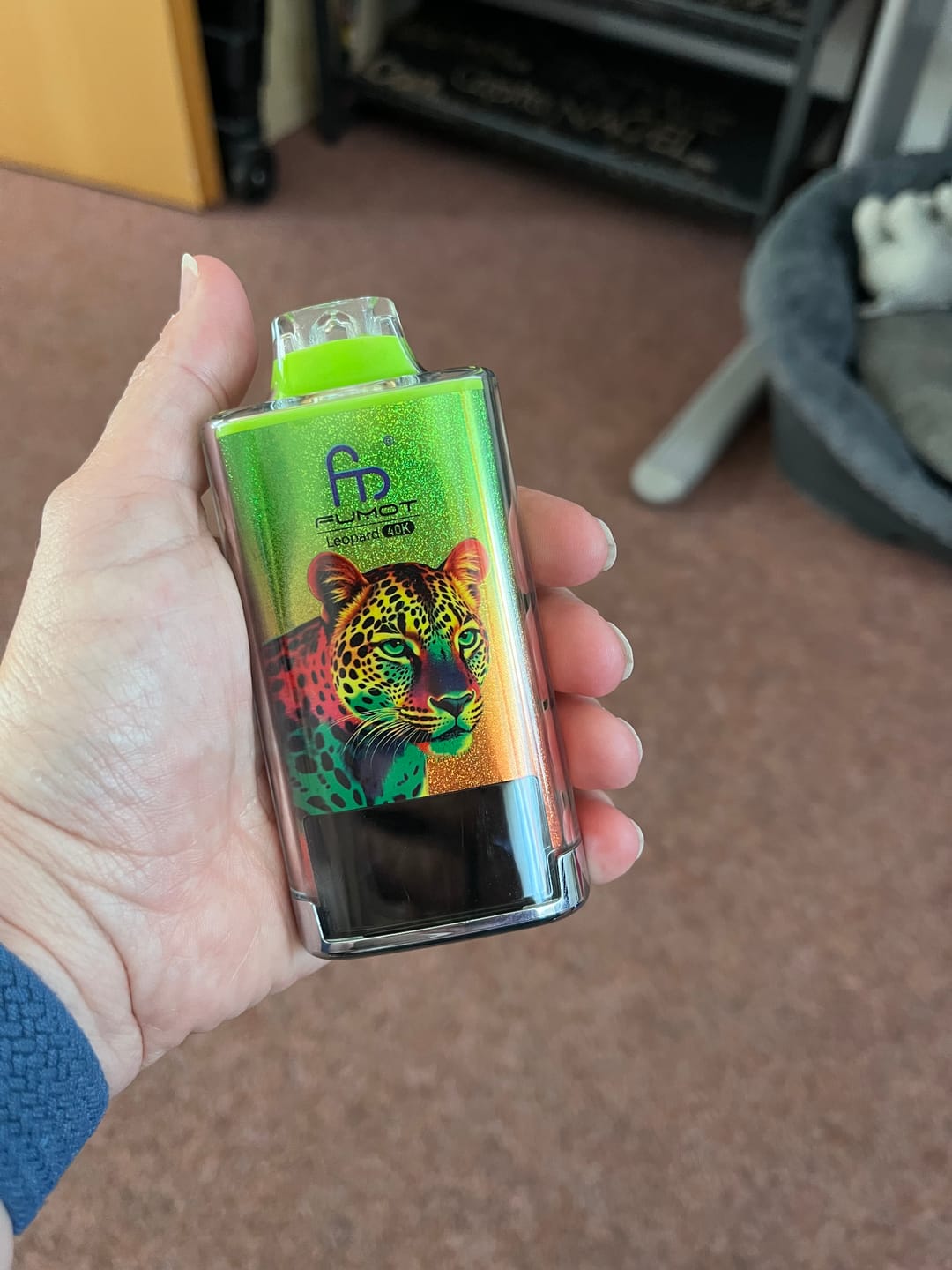 Customer photo review of RandM Tornado 40000- Kiwi Passion Fruit Guava
