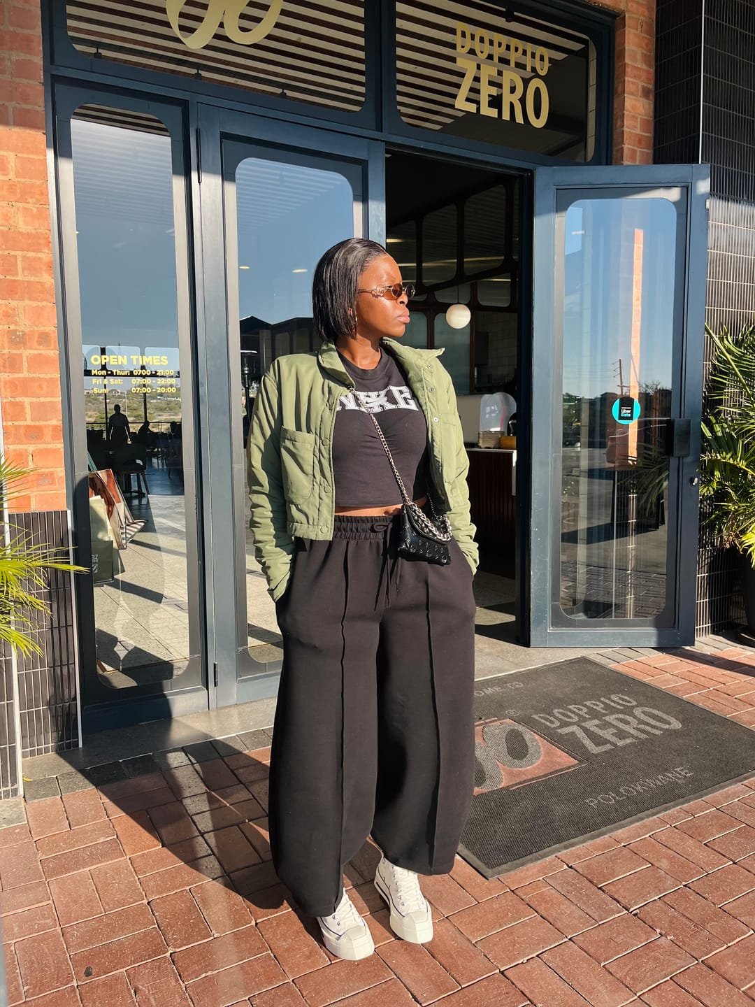 Customer photo review of Muse Logo Sunglasses – Gold Edition