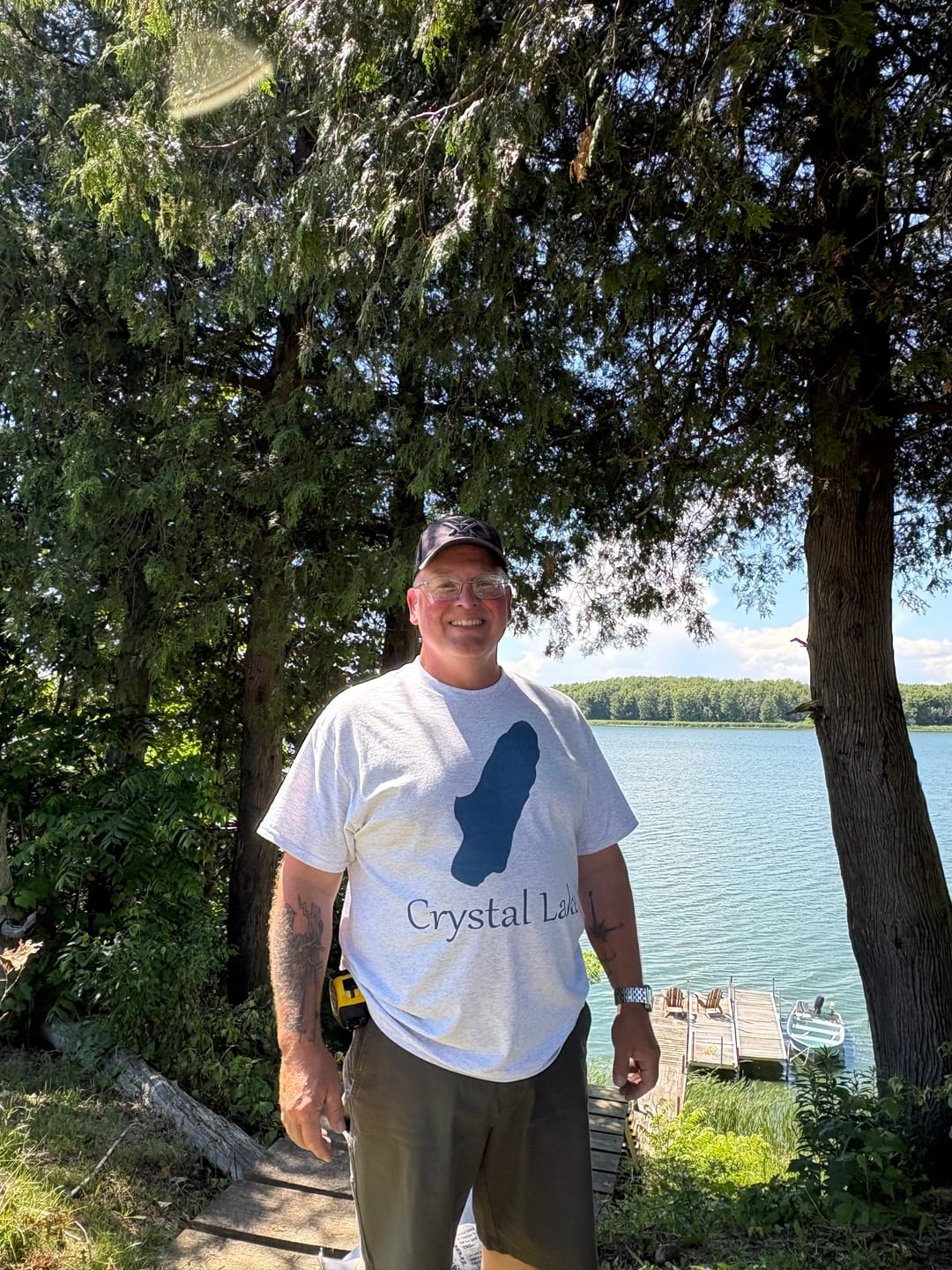 Customer photo review of Lake Custom T-Shirt