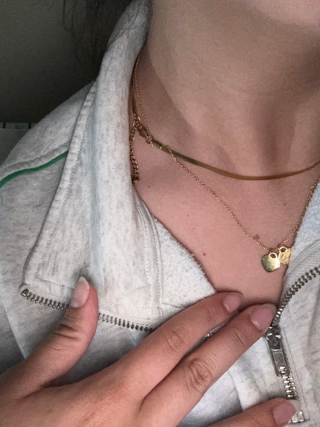 Customer photo review of Chelsea Herringbone Necklace (Bundle)