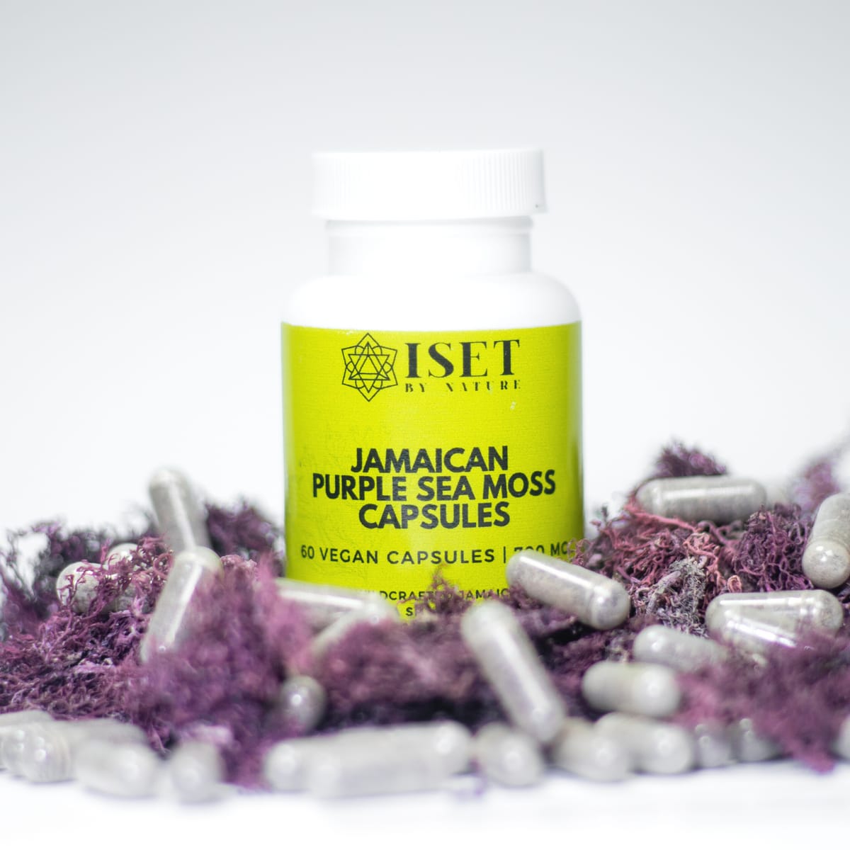Customer photo review of Jamaican Purple Sea Moss Capsules | 700 mg | 100% Pure | No Fillers | 60 Vegan Capsules
