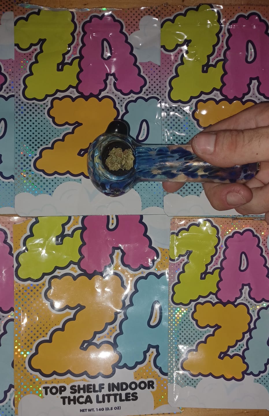 Customer photo review of Blackberry Kush - 28 Grams Littles - Indica
