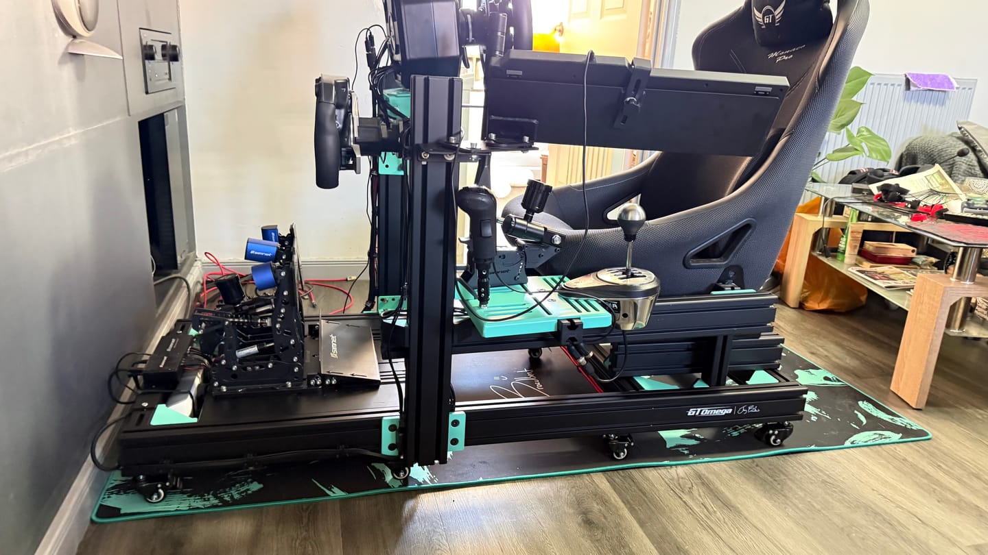 Customer photo review of Sim Racing Caster Wheels