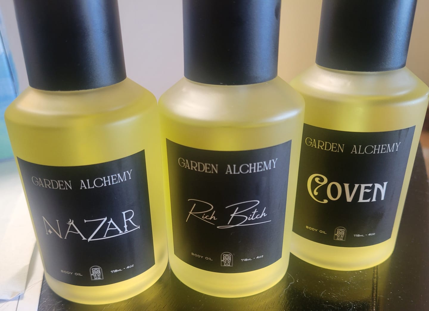 Customer photo review of RICH BITCH BODY OIL (the return of the OG 1st formula)