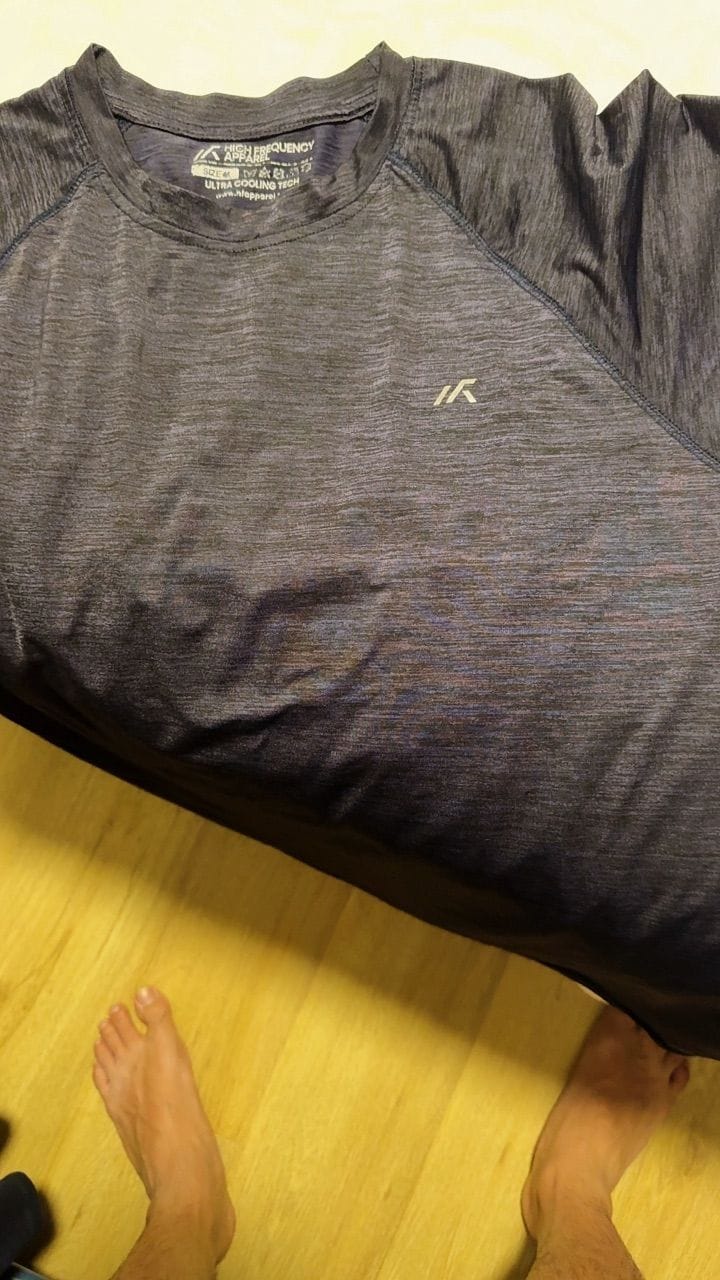 Customer photo review of Dri-fit Perforated Short Sleeve T-Shirt