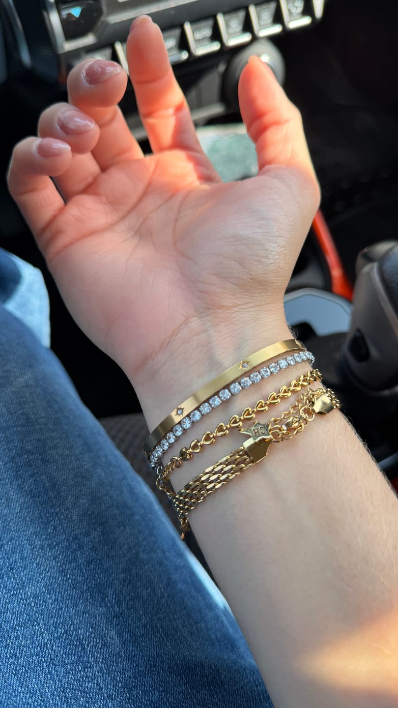 Customer photo review of Pulsera Columba