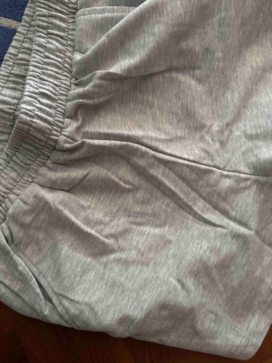 Customer photo review of High-Waisted Cotton Sweat Shorts
