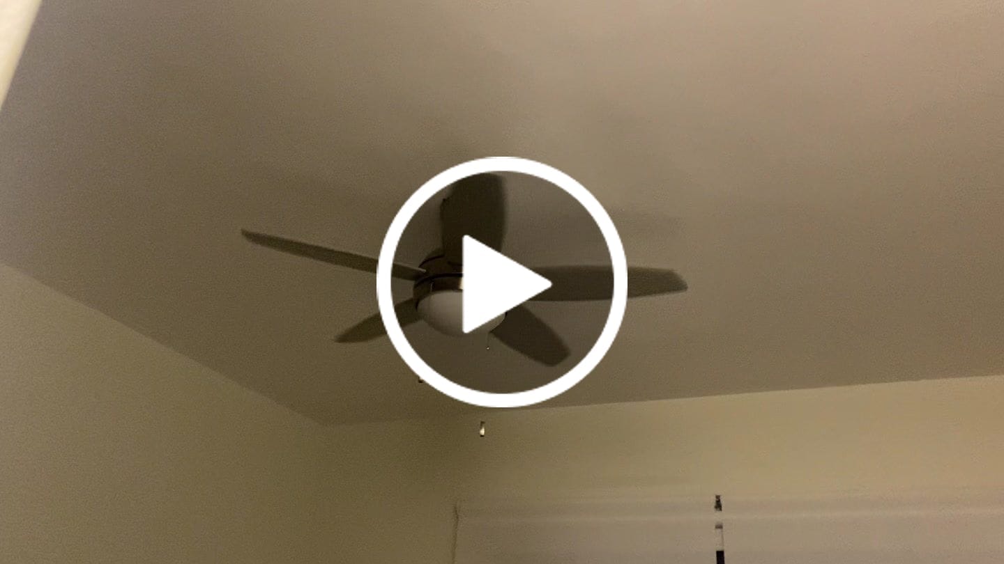 Customer video review of Ventilador de Techo Quartino Perfil Bajo con Luz 44 Pulgadas