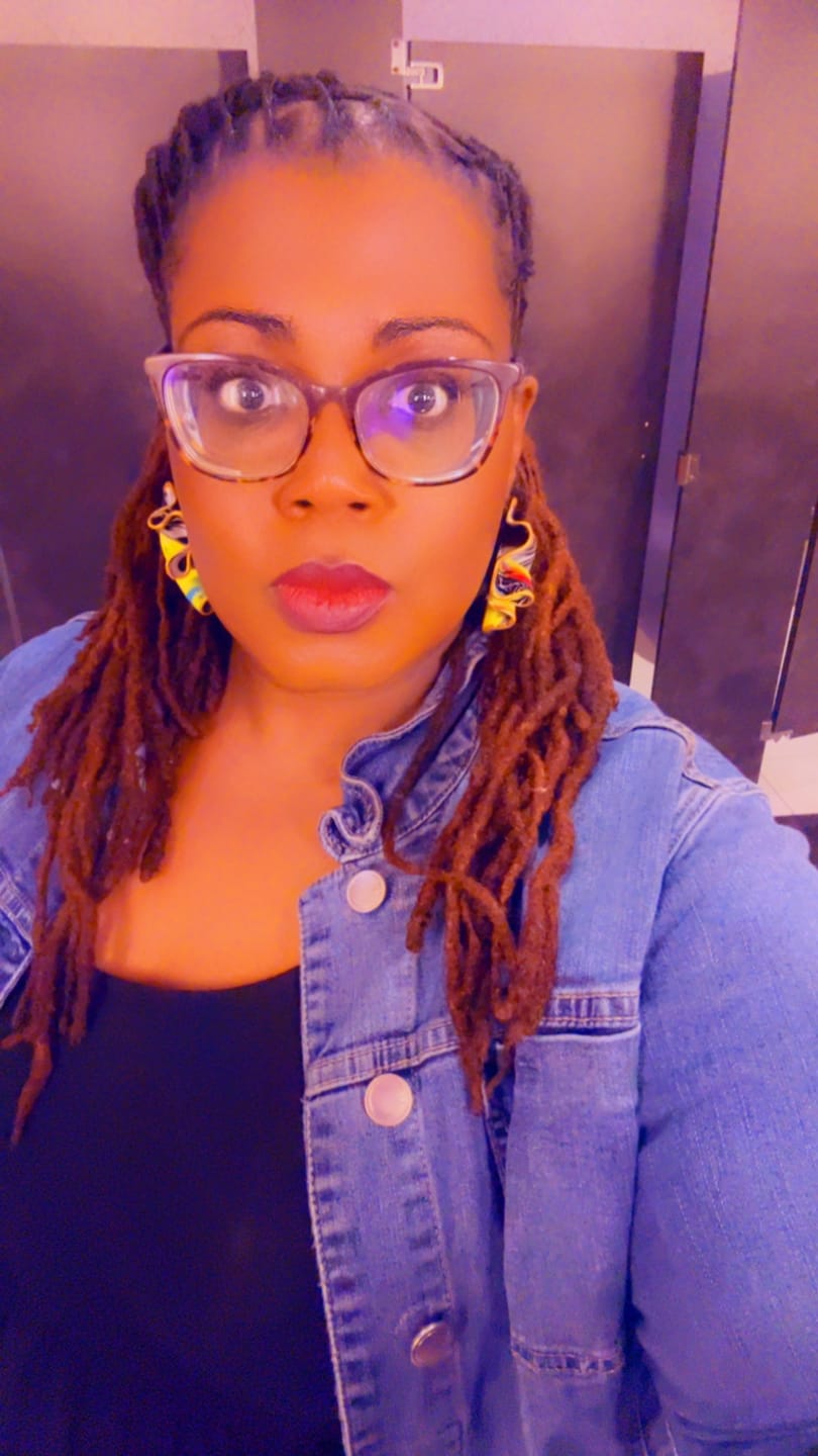 Customer photo review of LEXI Stud - All Colors - All Sizes