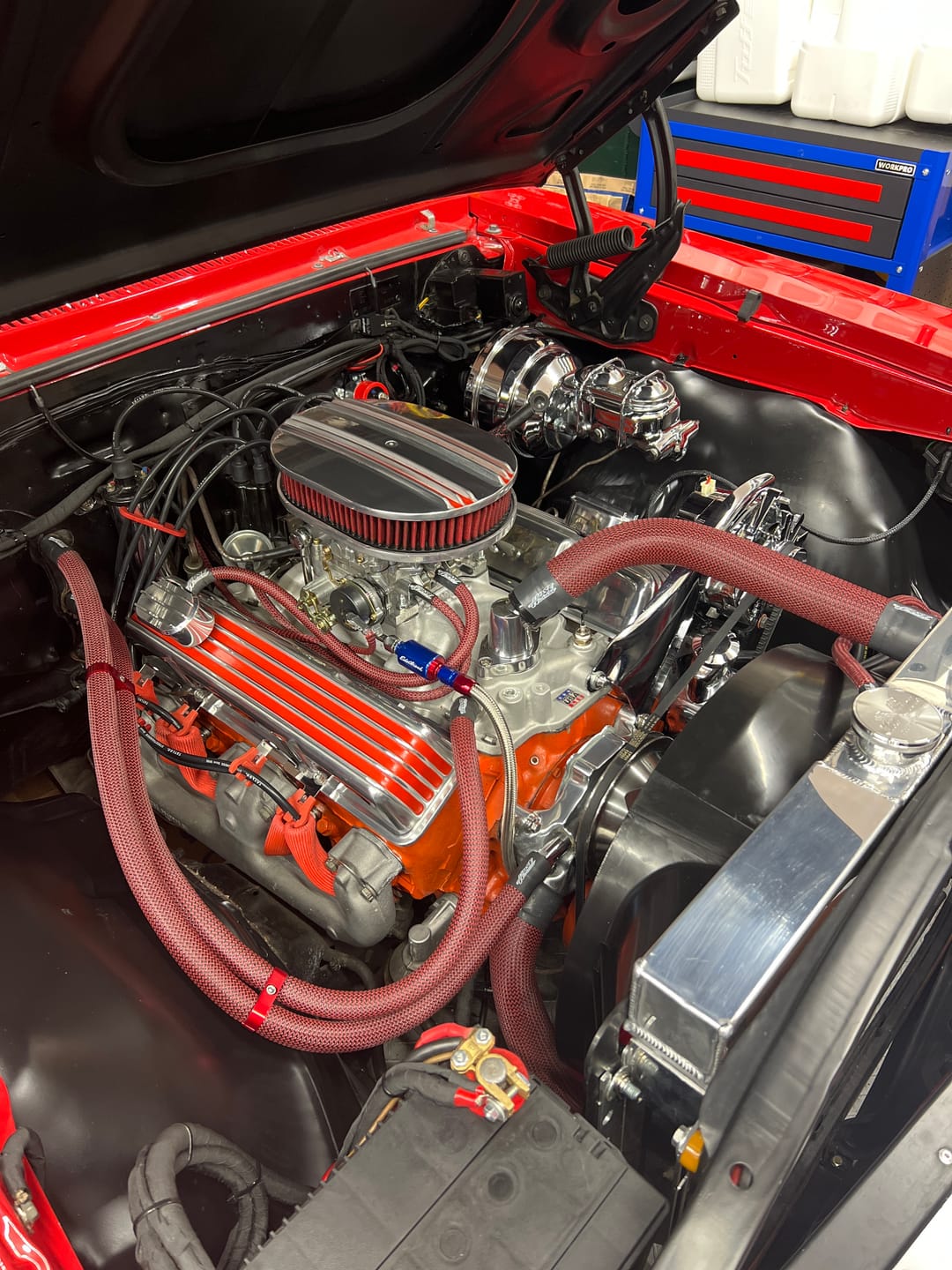 Customer photo review of Upper Radiator Hose Skin Kit -Carbon Fiber/Kevlar
