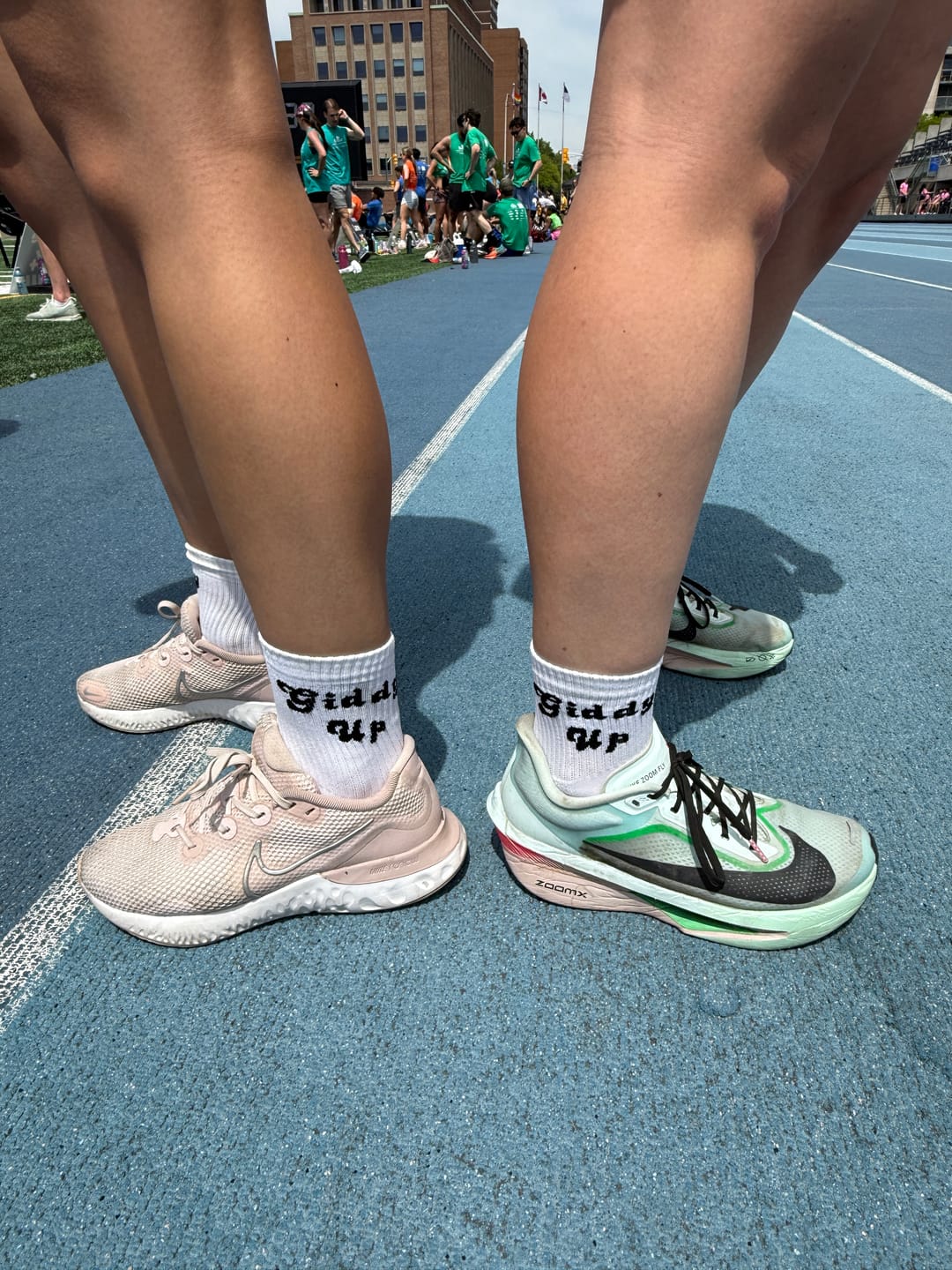 Customer photo review of GIDDY UP SOCKS (2 Pack)