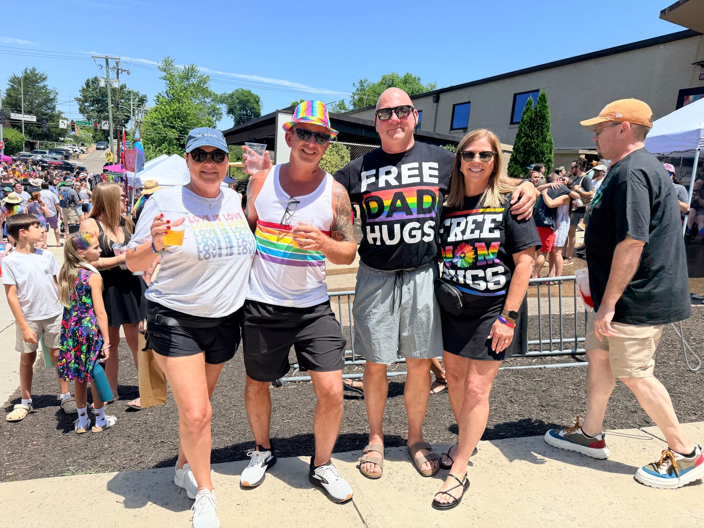 Customer photo review of Love is Love Super Soft Triblend T-Shirt
