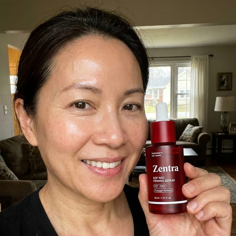 Customer photo review of firming serum