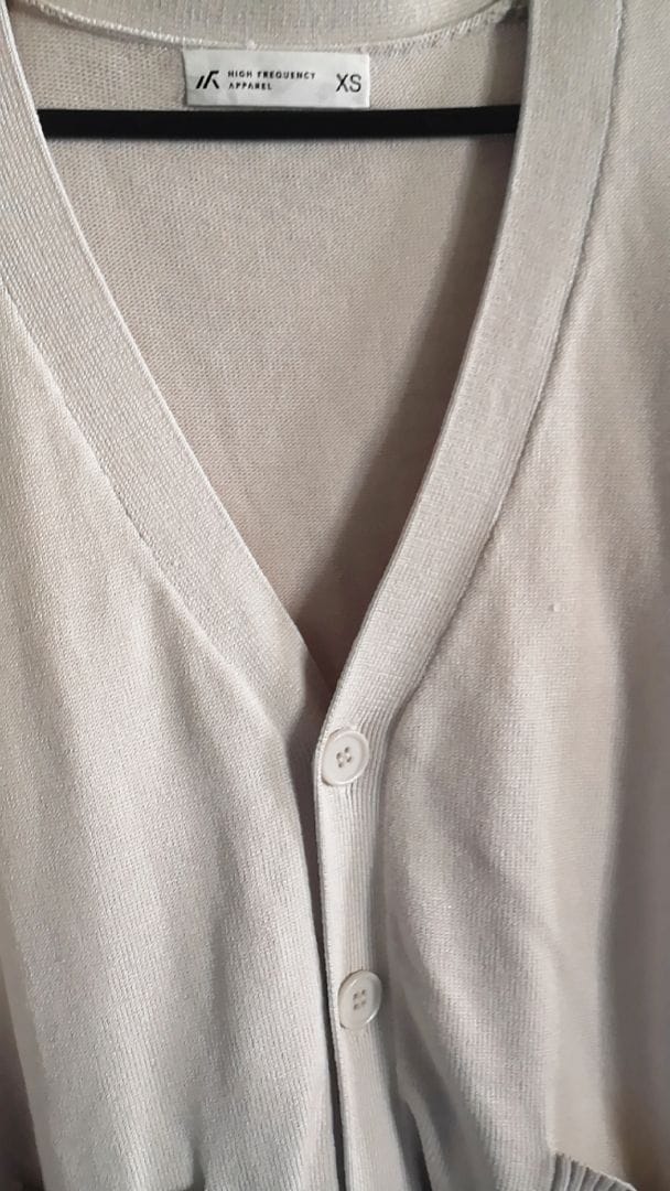 Customer photo review of Unisex Relax Fitted Knitted Cardigan