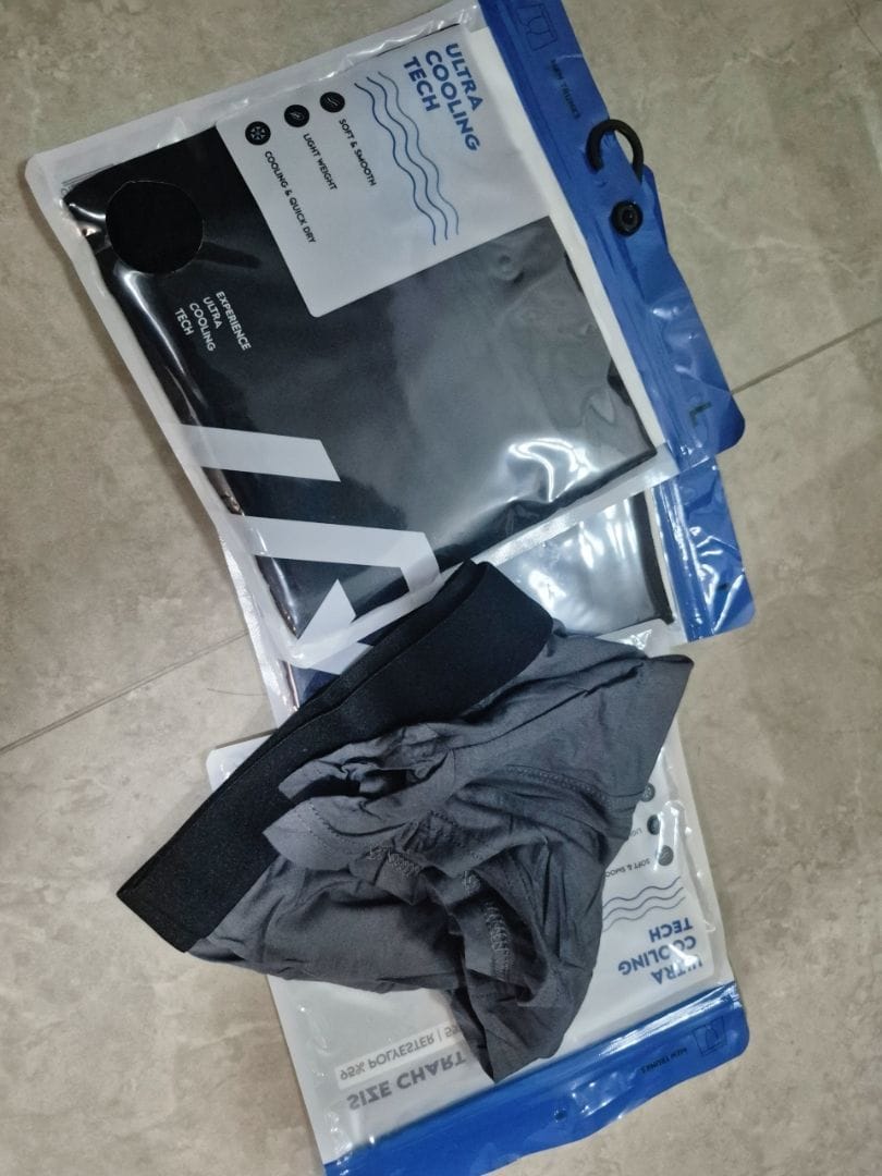 Customer photo review of Modal Cooling Boxer Briefs
