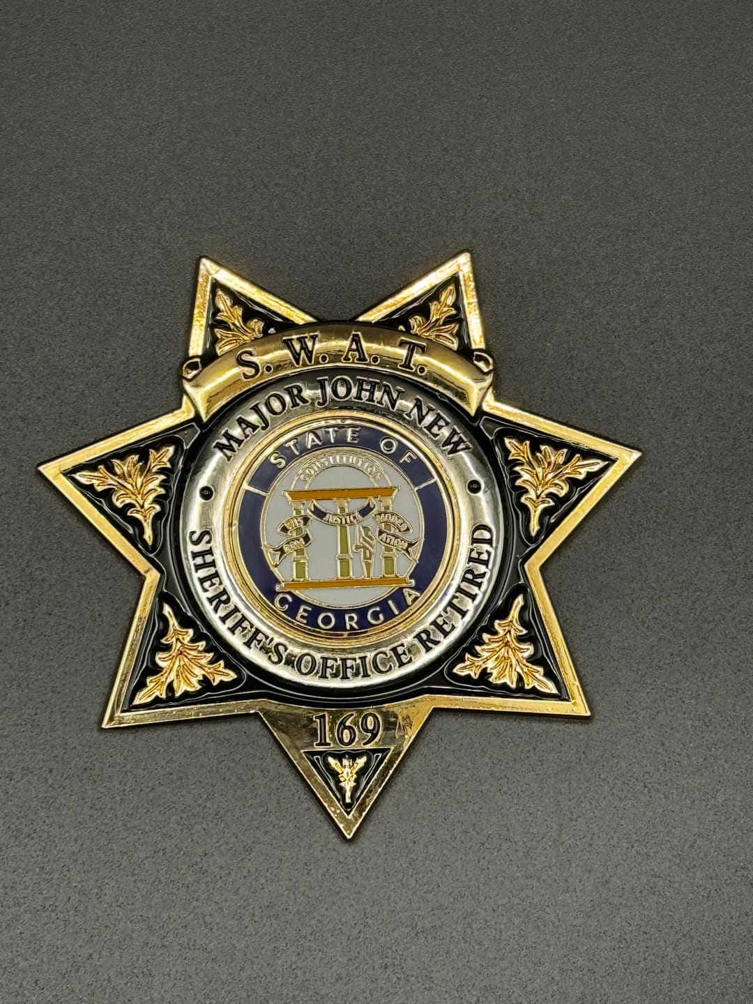 Customer photo review of Custom Security Badges – Custom Police Badge for Professionals