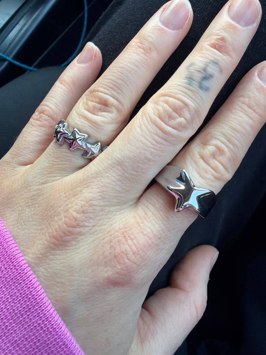 Customer photo review of Orbital Star Ring