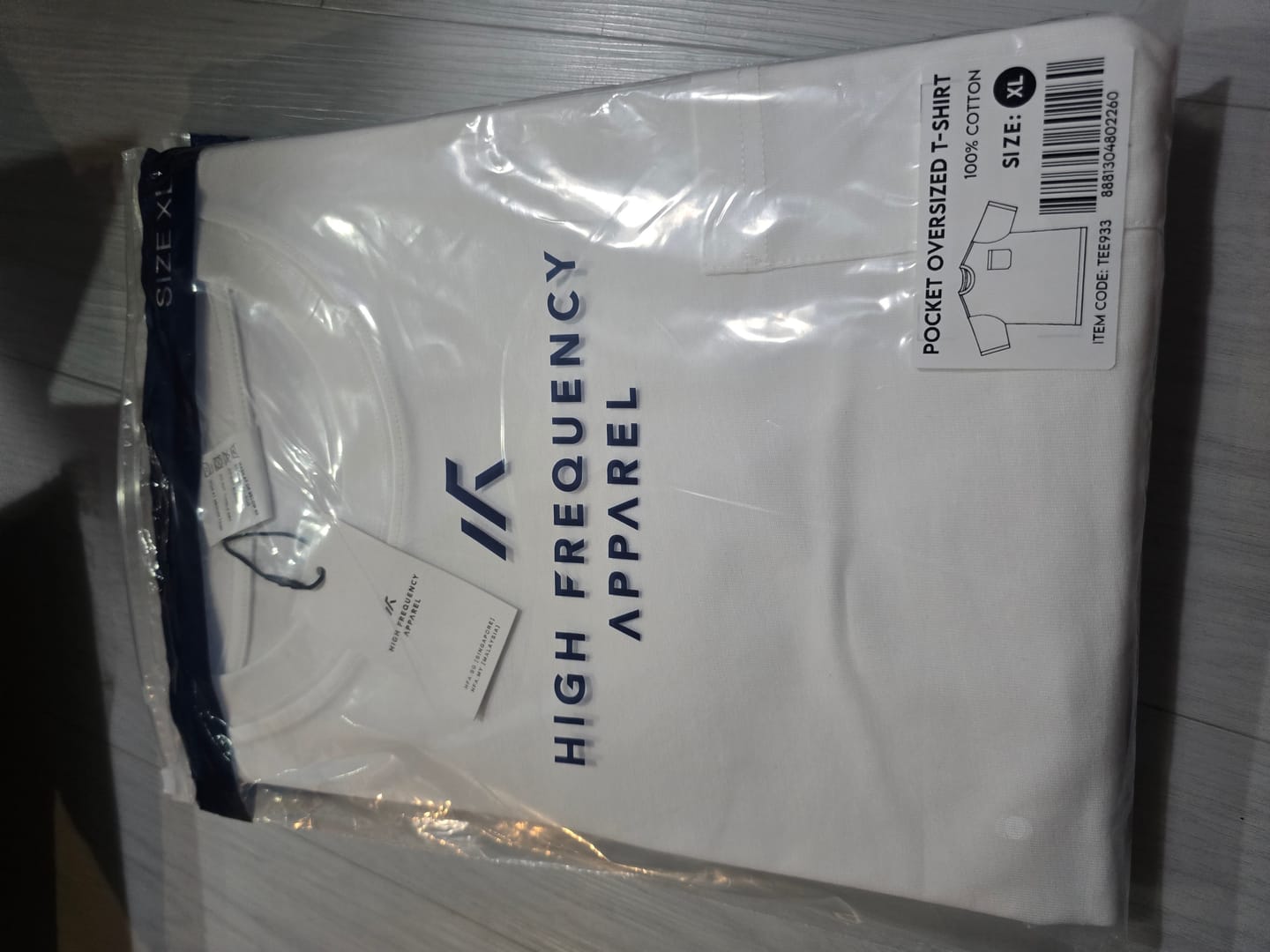 Customer photo review of Pocket Oversized T-shirt 270GSM