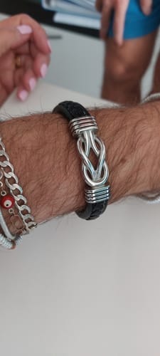 Customer photo review of "Til Min Sønn" Gravert Armbånd