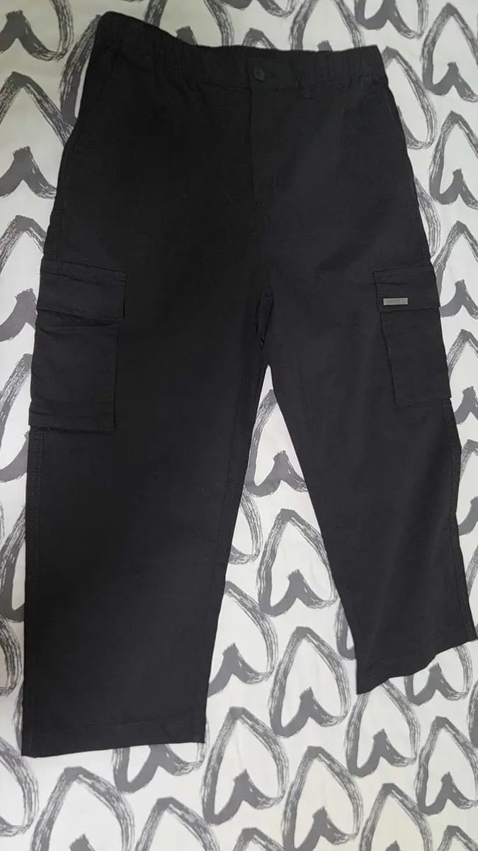 Customer photo review of Straight Cut Utility Cargo Pants