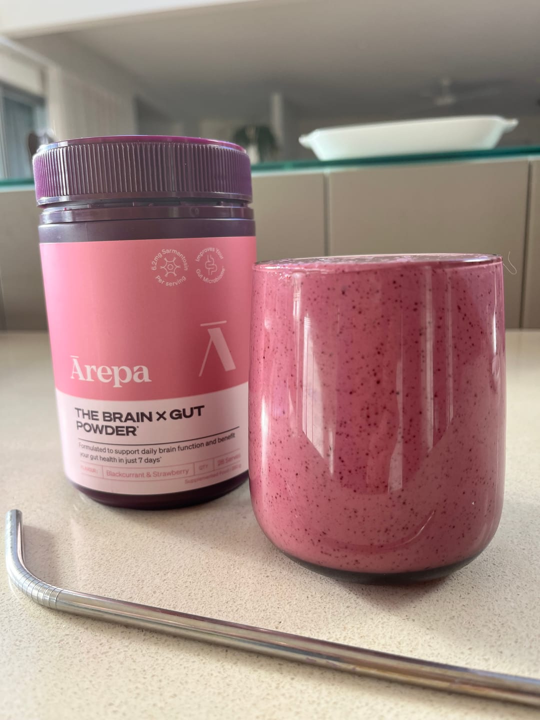 Customer photo review of The Brain x Gut Powder⁺