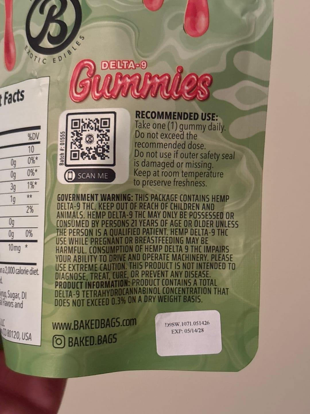 Customer photo review of GUMMIES - SOUR WATERMELON
