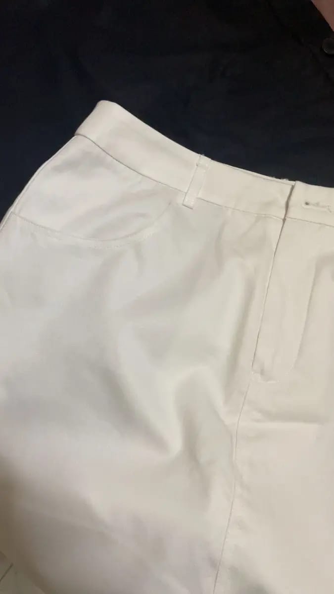 Customer photo review of Basic Cotton Pocket Skorts