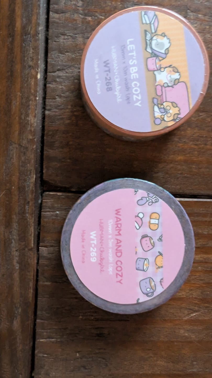 Customer photo review of Staying Cozy Washi Tapes (Set of 2)