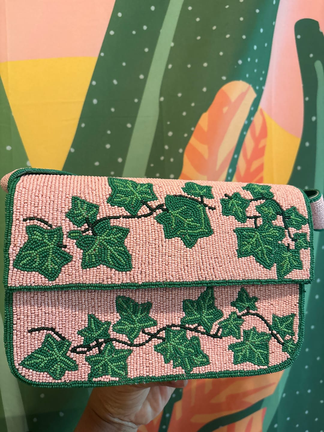 Customer photo review of Ivy Bloom Beaded Bag- Preorder  ships before June 1st