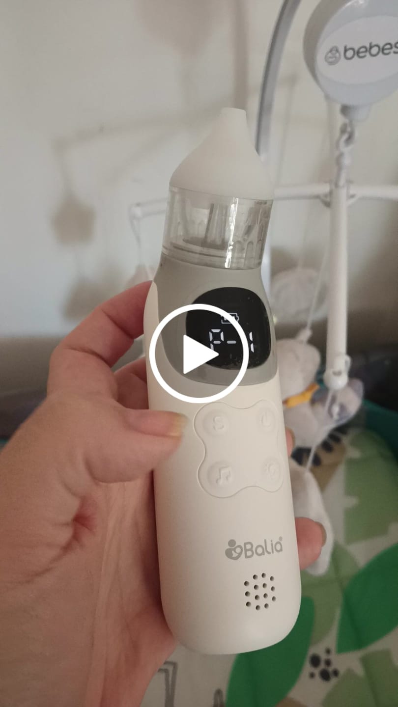 Customer video review of Aspirador nasal