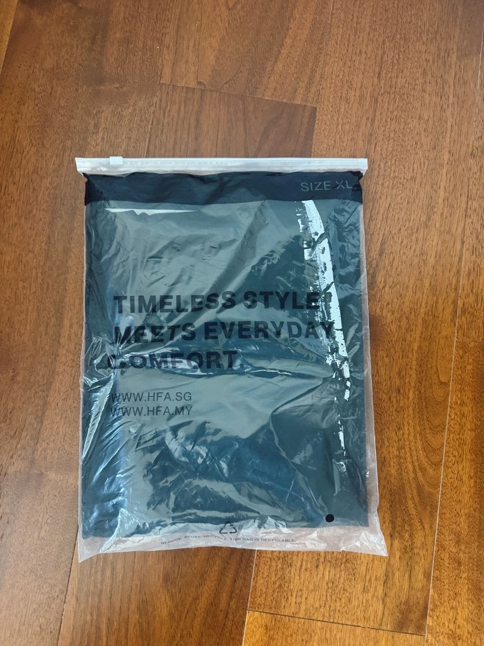 Customer photo review of Mock Neck Athleisure Oversized T-Shirt