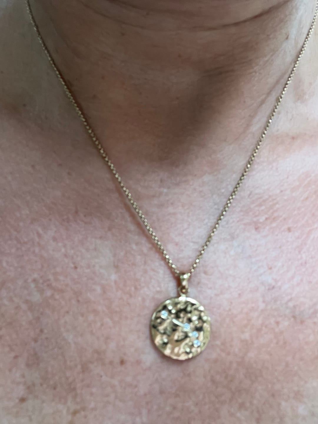 Customer photo review of Zodiac Necklace