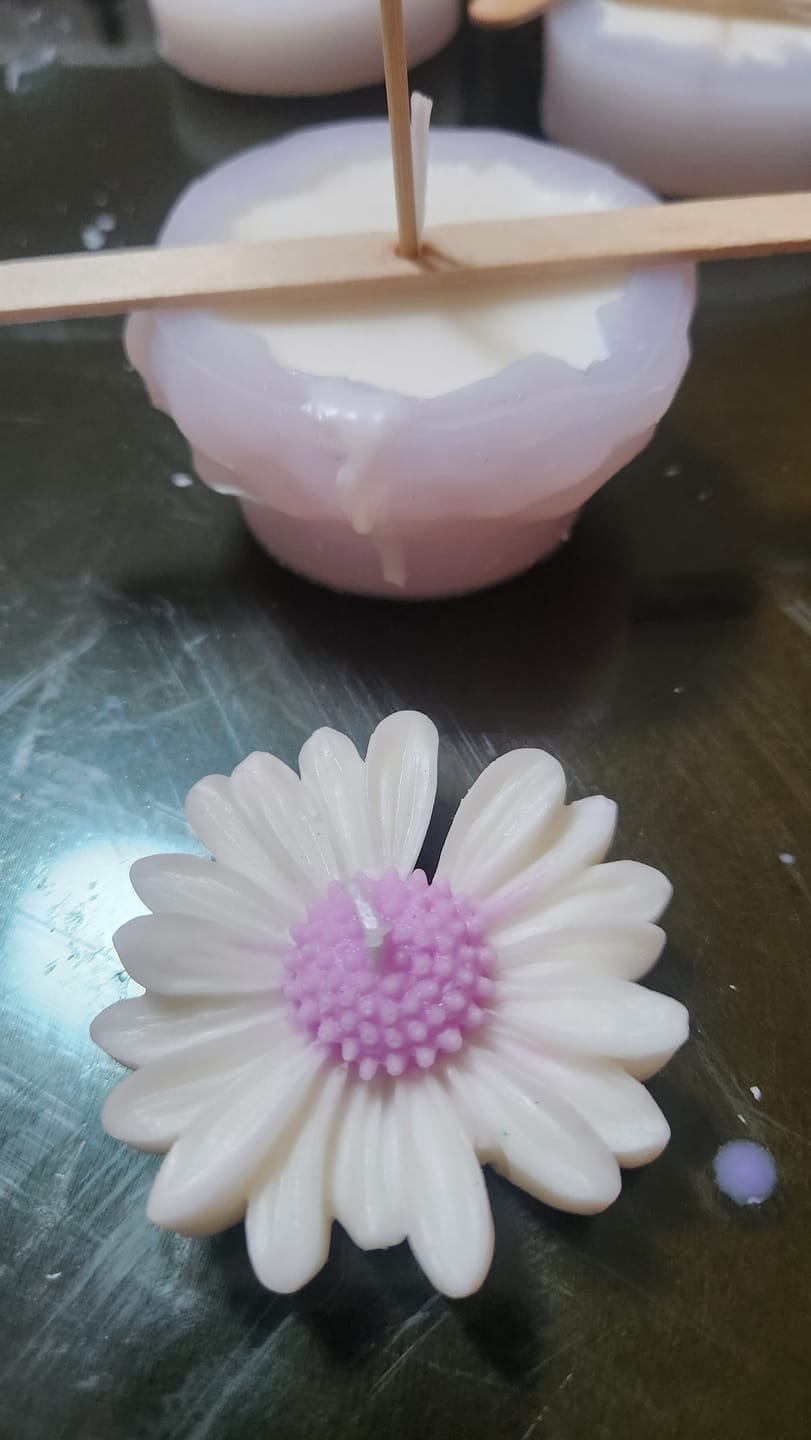 Customer photo review of ✨ Cera Premium Lista para MOLDE – Ideal para Velas de molde ,Waxmelts y figuras decorativas