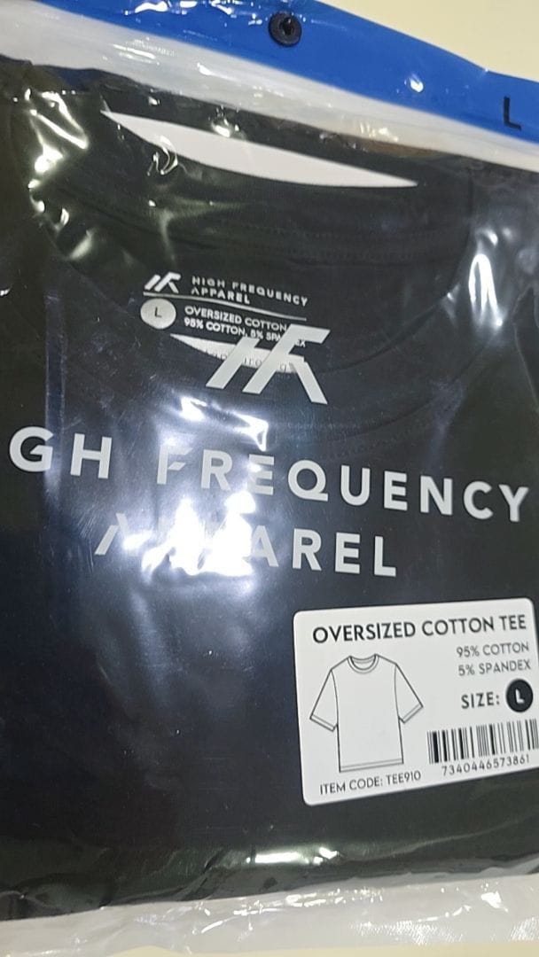 Customer photo review of Unisex Oversized Stretch Cotton Crew Neck T-Shirt