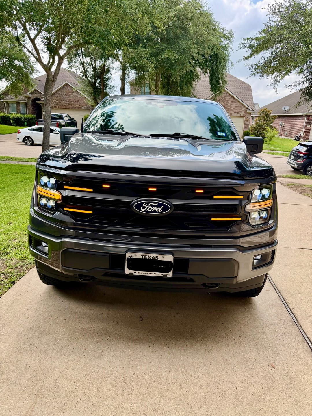 Customer photo review of Armor Grille - Matte Black For 2024+ Ford F150 XLT/ STX