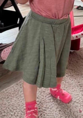 Customer photo review of Kinder Rock mit der Falte Sommermerino